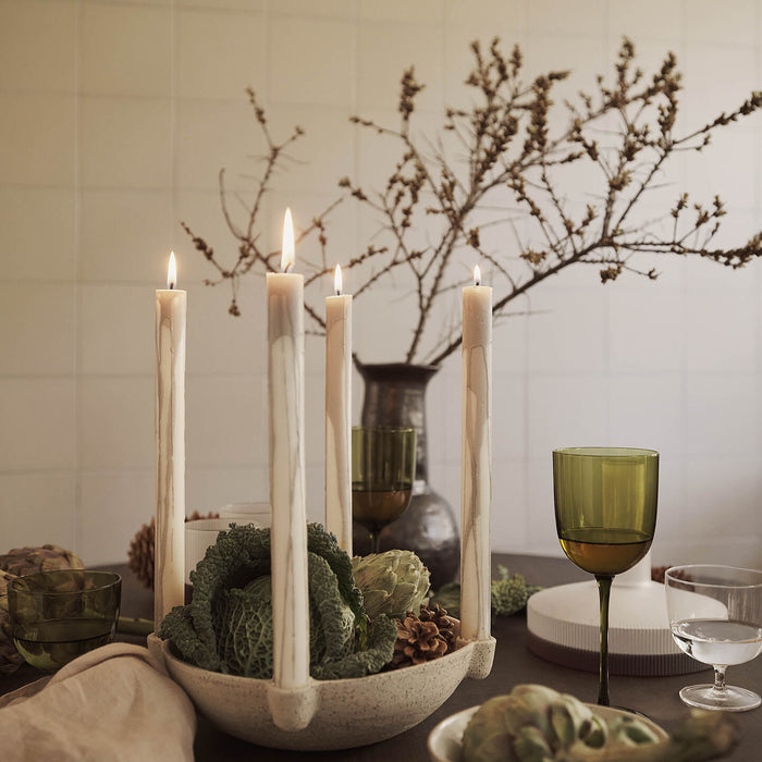 Ferm Living Bowl Kandelaar Ø 27 cm - Lichtgrijs