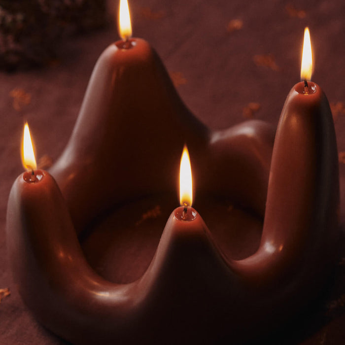 Ferm Living Stala Kaars - Dark Grape