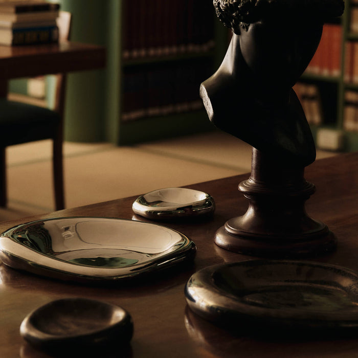 Ferm Living Bellure Schaal - Ø 35 cm - Zilver