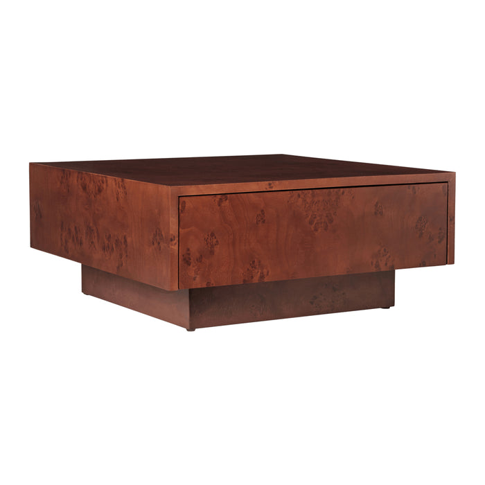 Ferm Living Burl Salontafel met Lade - Dark Stained