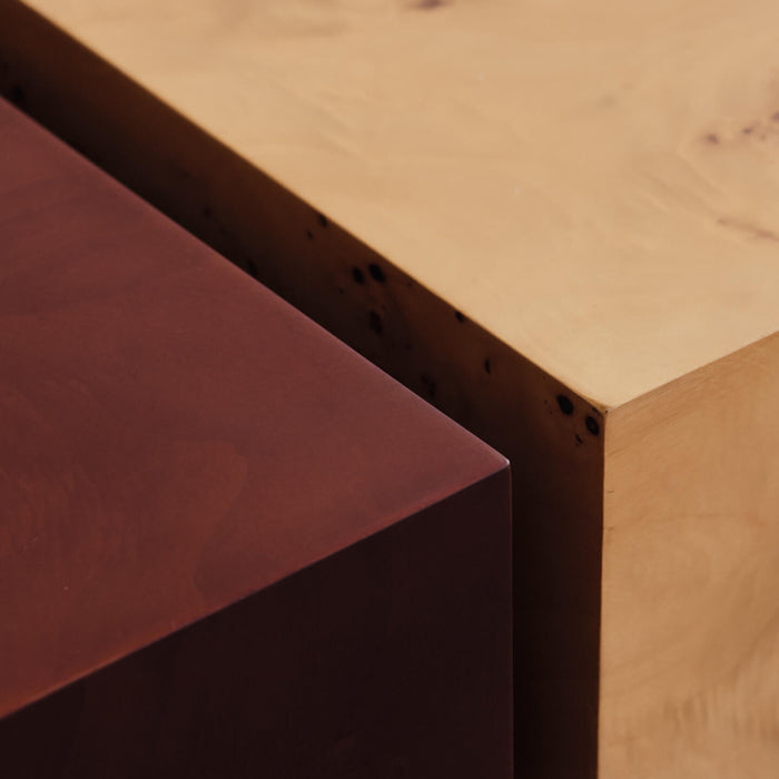 Ferm Living Burl Salontafel met Lade - Dark Stained