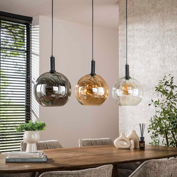 Giga Meubel - Hanglamp 3-lichts - 115x30x150cm - Sfera