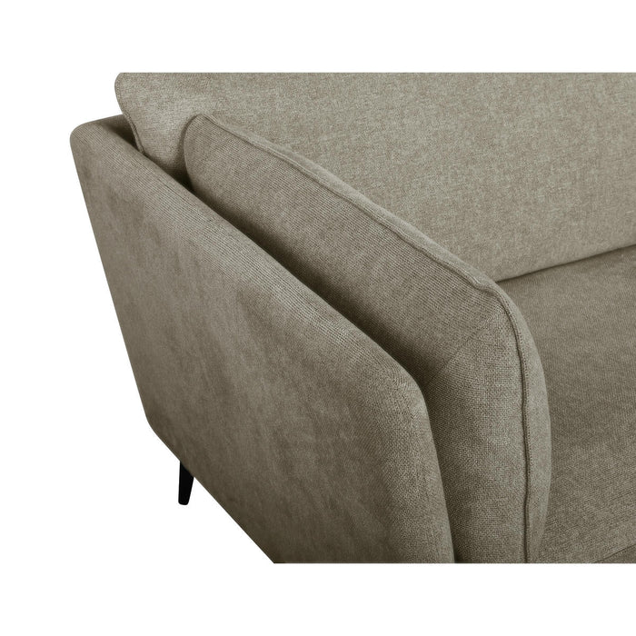 Giga Meubel - Fauteuil Beige Stof - 119x92x84cm - Bari