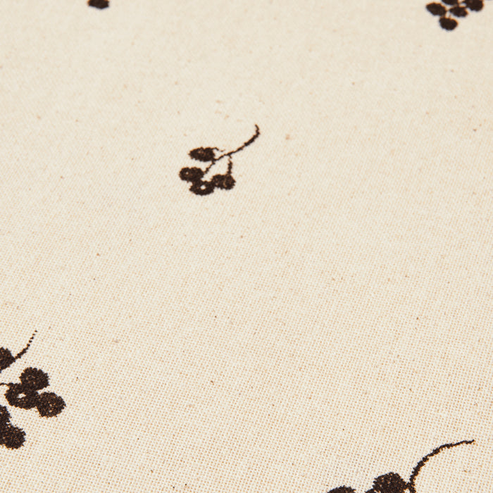 Ferm Living Baies Tafelkleed - Natural / Dark Chocolate