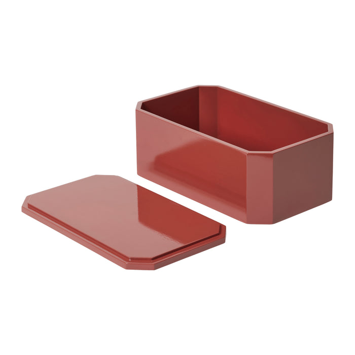 Ferm Living Nova Opbergdoos - B 15 cm - Picante Red