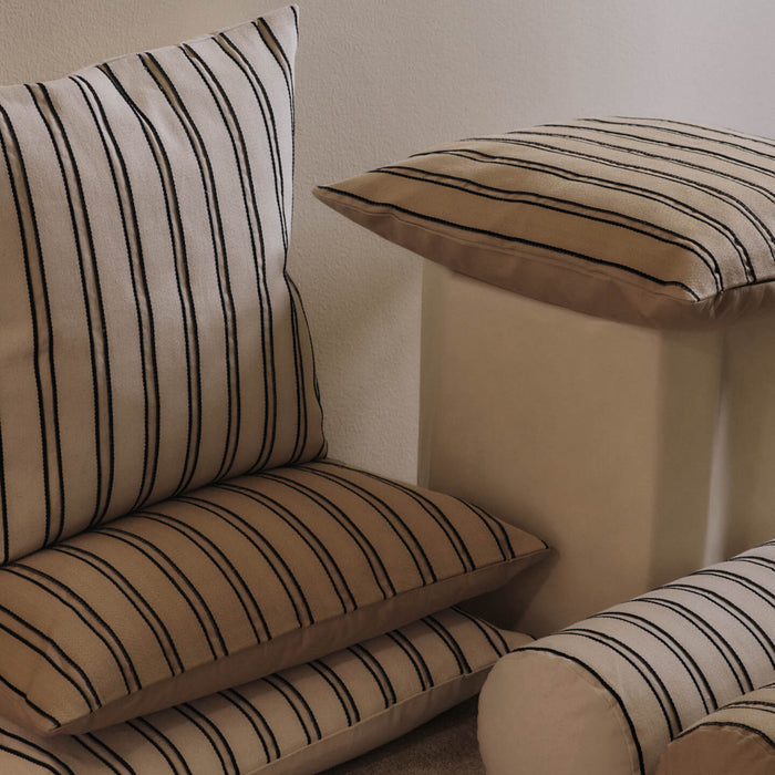 Ferm Living Twill Sierkussen - Cilinder 60 x 20 cm - Off-White