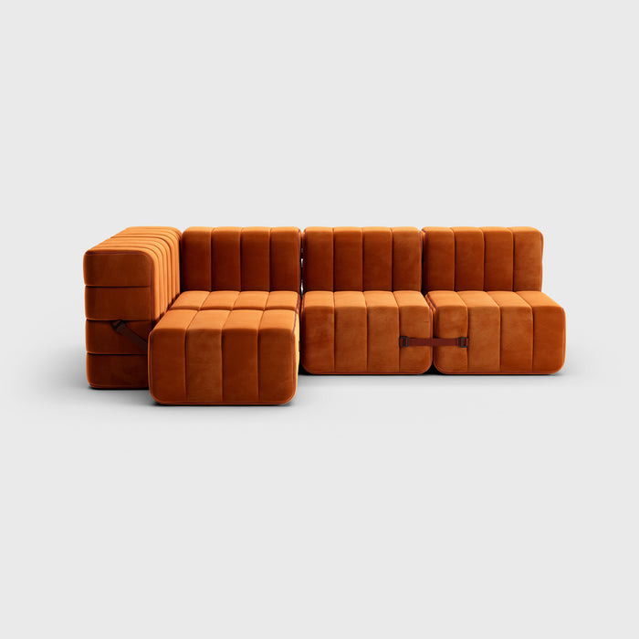 Curt-Set 9 - Barcelona - Russet (Red)