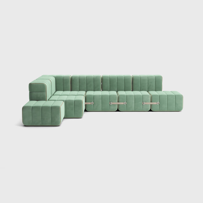 Curt-Set 12 - Barcelona - Patina (Light green)