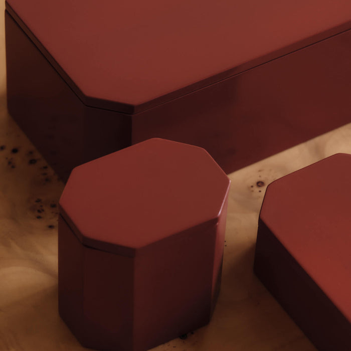 Ferm Living Nova Opbergdoos - B 20 cm - Picante Red