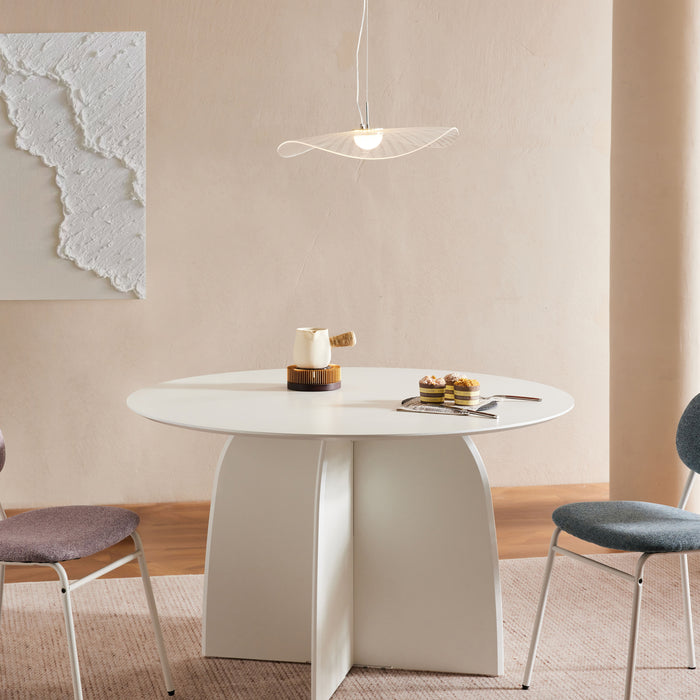 by fonQ Noux Eettafel Ø 120 cm - Wit