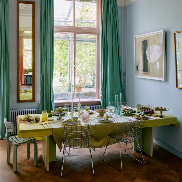 HKliving Ease Tafelkleed 160 x 300 cm - Citrus