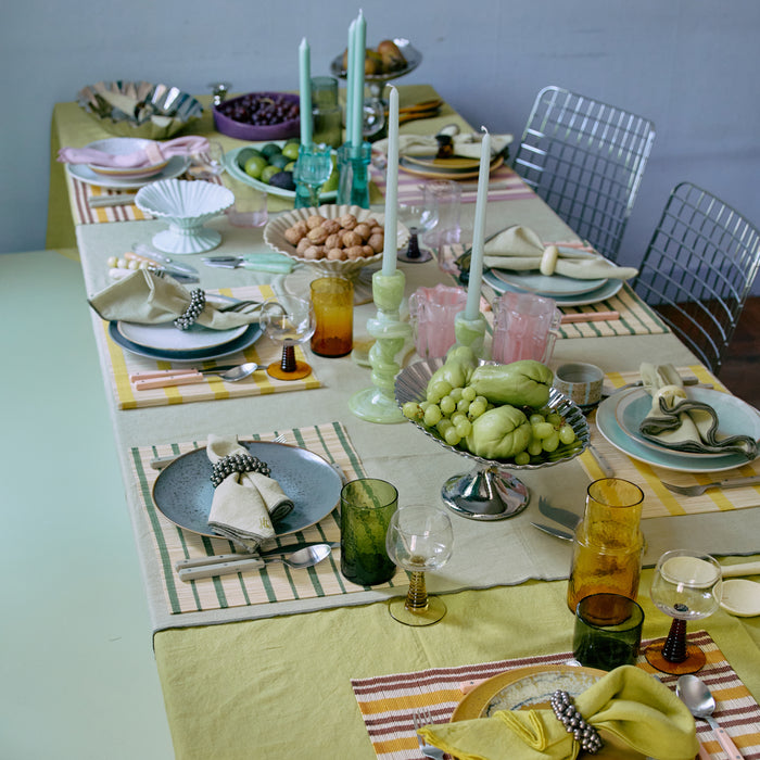 HKliving Ease Tafelkleed 160 x 300 cm - Dune