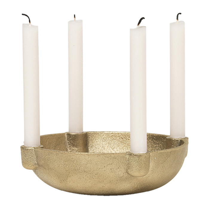 Ferm Living Bowl Kandelaar Ø 14,6 cm - Messing