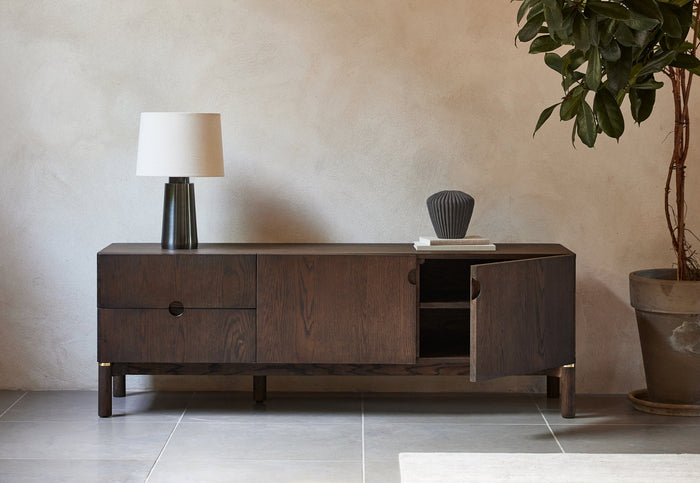 Rebellenclub Tulum TV-Meubel - Donkerbruin