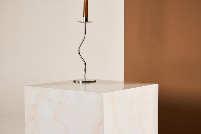 Rebellenclub Tusani Salontafel - 40 x 40 cm - Beige Marmerlook