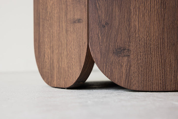 Rebellenclub Yune Salontafel - ø60 cm - Bruin