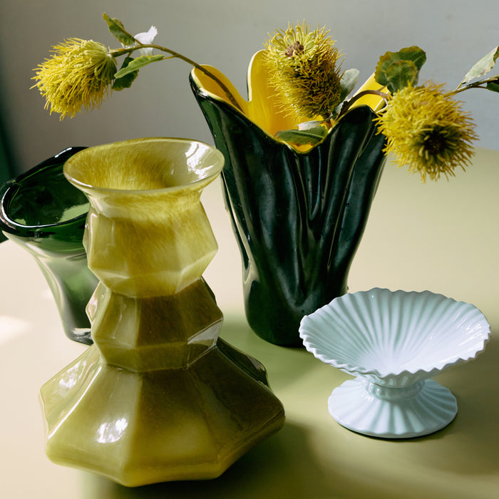 HKliving Silhouette Vaas - Green