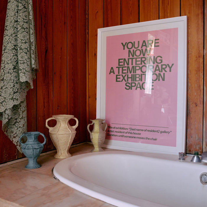 HKliving Framed Poster - Home Gallery