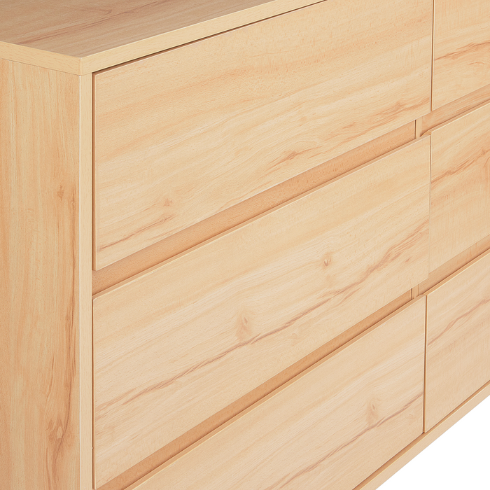 Beliani - SARDIS - Dressoir - Lichthout - Spaanplaat