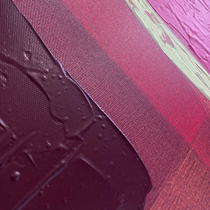 by fonQ Luminous Pop Schilderij 100 x 120 cm - Neon Roze