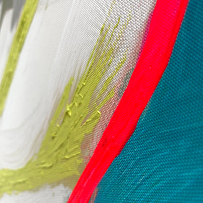 by fonQ Linen Grace Schilderij 100 x 120 cm - Walnoot