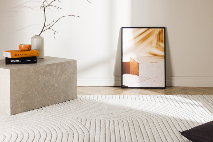 Rebellenclub Skade Vloerkleed 290x200 - Beige