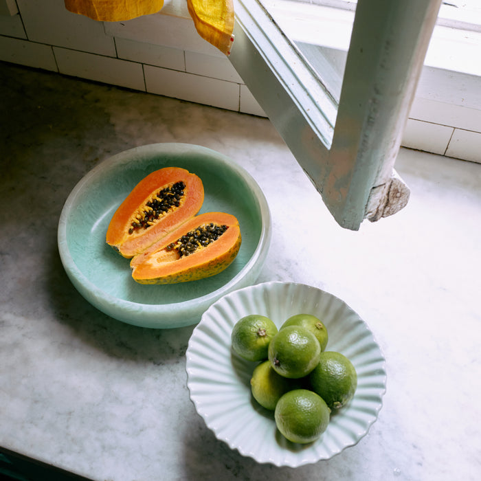 HKliving Resin Salade Schaal Ø 26 - Mint