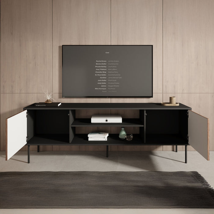 Meubella - TV-Meubel Cordoba - Eiken - 180 cm