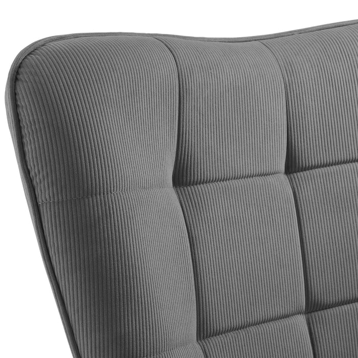 tectake® Fauteuil Hygge gestoffeerd, ergonomisch, draagkracht 150 kg