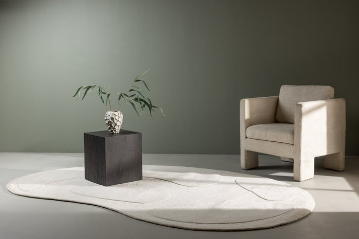 Rebellenclub Koa Vloerkleed Ovaal 290x175cm - Wit