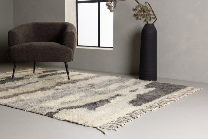 Rebellenclub Marmo Vloerkleed - 400 x 300 cm - Taupe