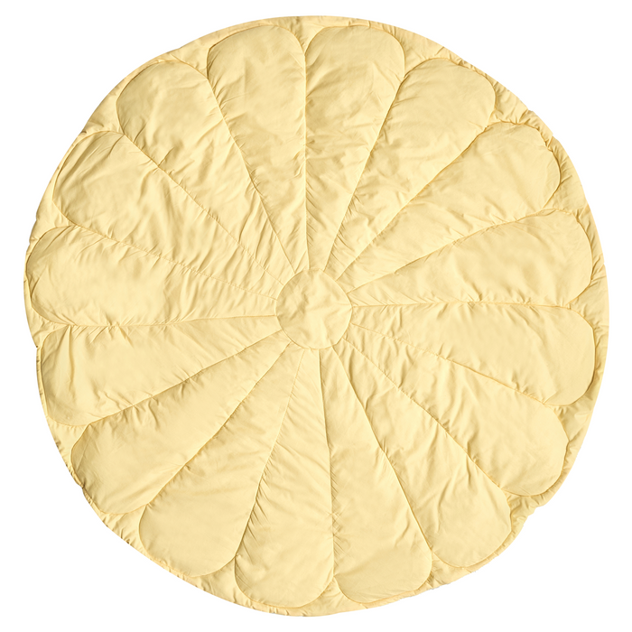Beliani - ELIZJUM - Kinderspeelkleed - Geel - 110 x 110 cm - Katoen