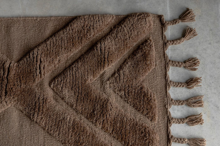 Rebellenclub Fino Vloerkleed - 400 x 300 cm - Bruin