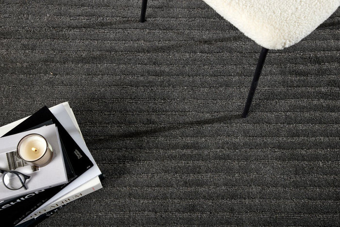 Rebellenclub Trevi Vloerkleed - 230 x 160 cm - Donkergrijs