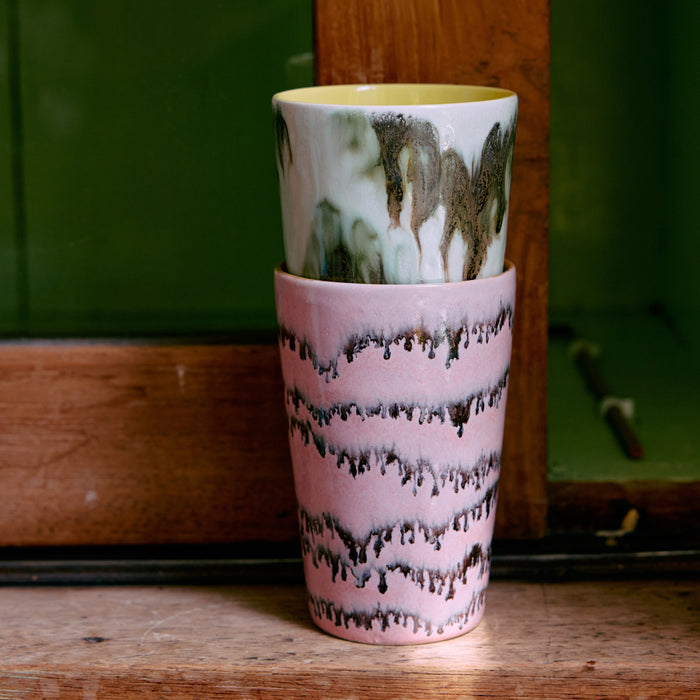 HKliving 70's Ceramics Theemok 0,46 L - Set van 2 - Baroque