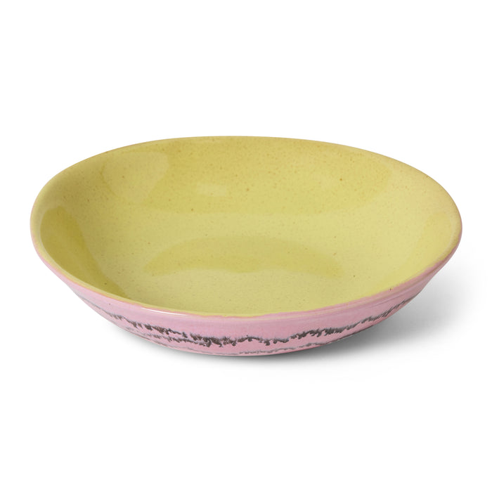 HKliving 70's Curry Bord - Set van 2 - Bubble