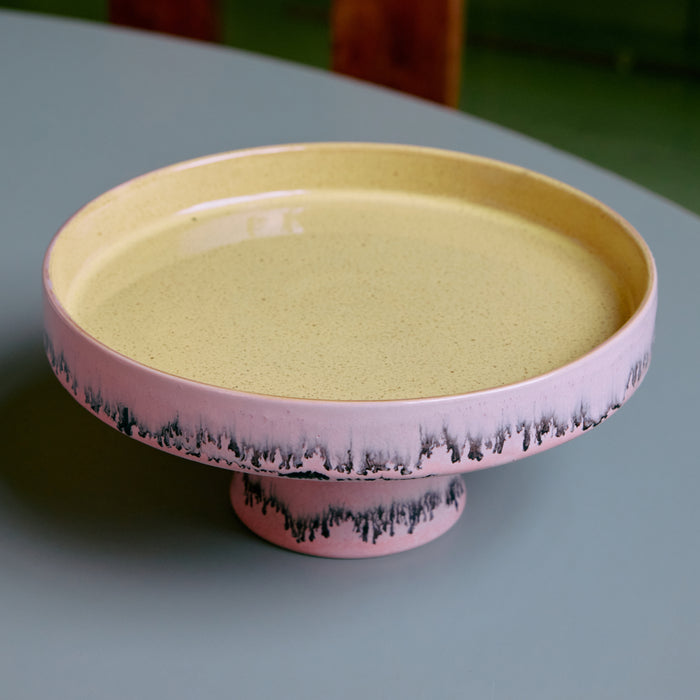 HKliving 70's Ceramics Taartschaal - Bubble