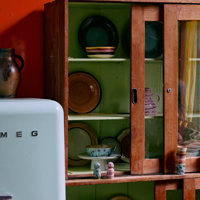 HKliving 70's Ceramics Taartplateau Ø 26 cm - Smudge