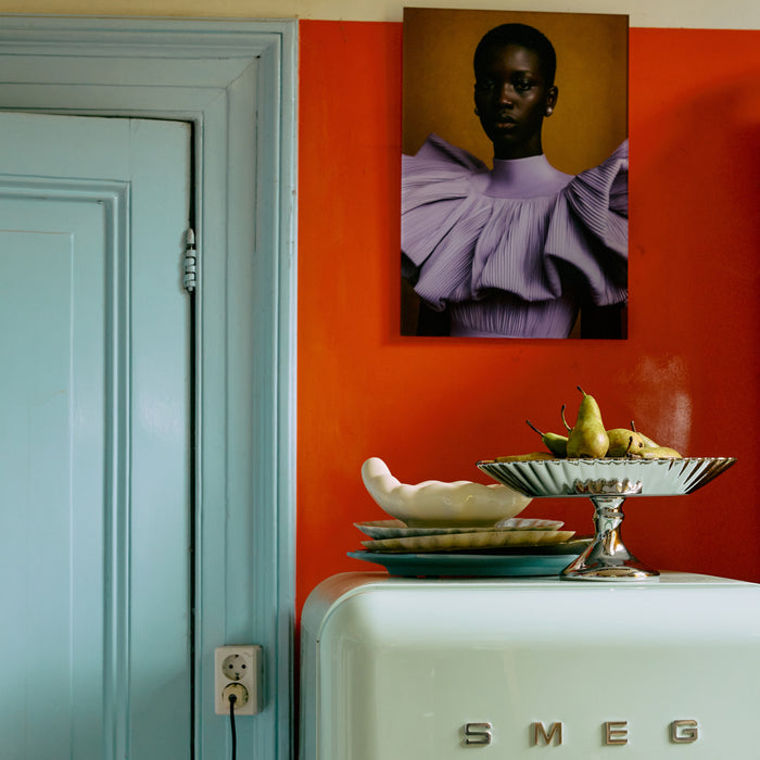 HKliving New Classics Serveerschaal B 35,5 cm - Soft Blue