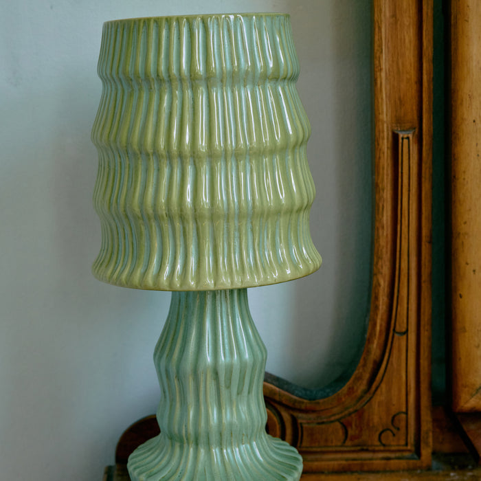 HKliving Ceramic Tafellamp - Petal