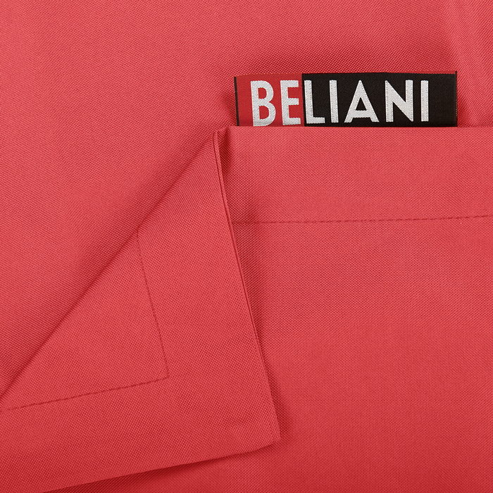 Beliani - FUZZY - Zitzak hoes - Rood - 140 x 180 cm - Nylon
