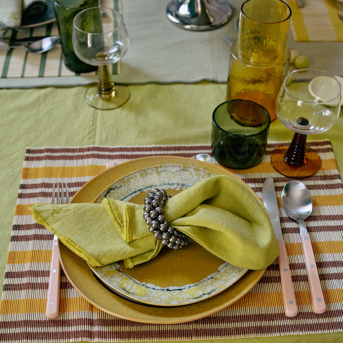 HKliving Ease Servetten - Set van 2 - Citrus