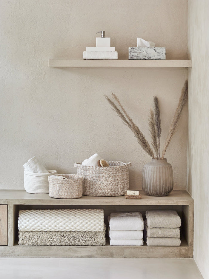 London Badtextiel Linen | 100 x 150 cm | Beige | Katoen