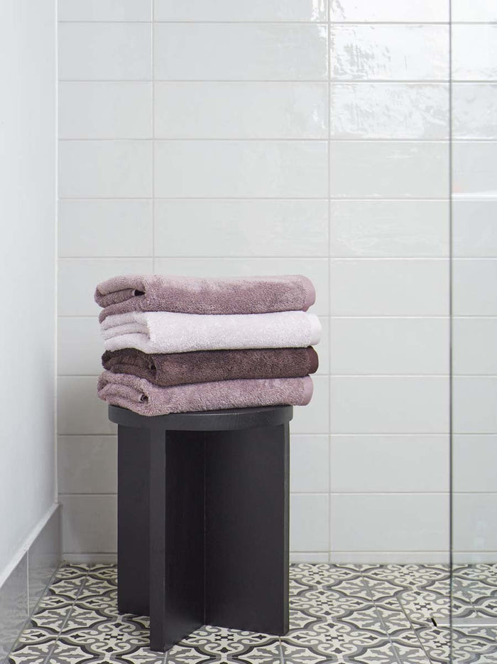 London Badtextiel Malva | 100 x 150 cm | Roze | Paars | Katoen