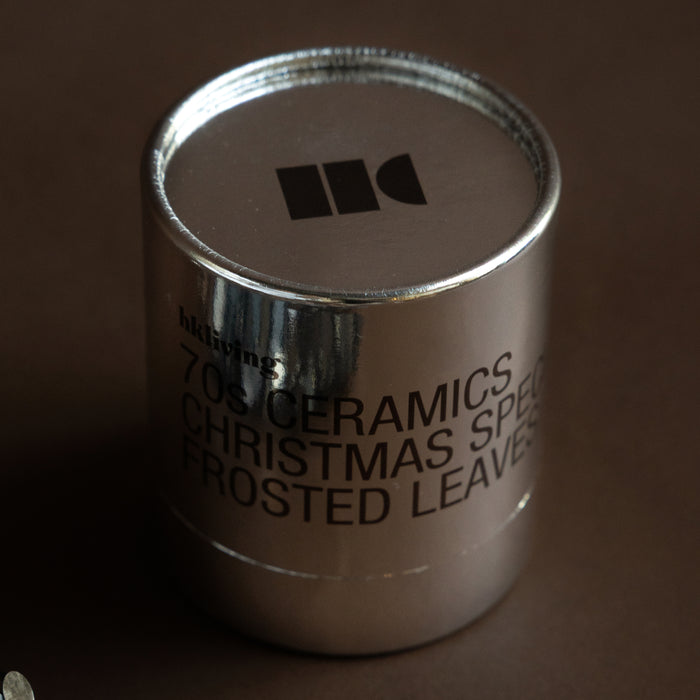 HKliving 70's Christmas Special Geurkaars - Frosted Leaves