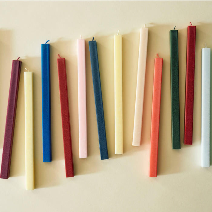 HAY Square Kaarsen - Set van 4 - Blauw