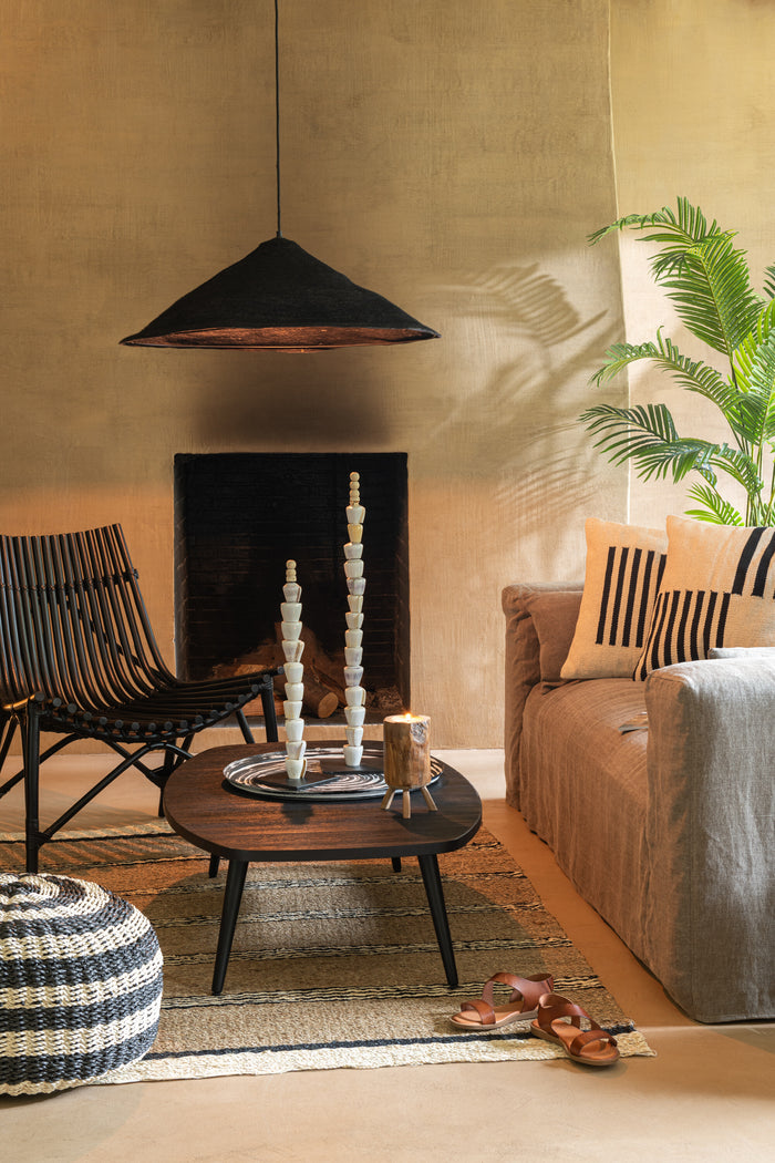 J-Line salontafel Rechthoekig - hout - zwart