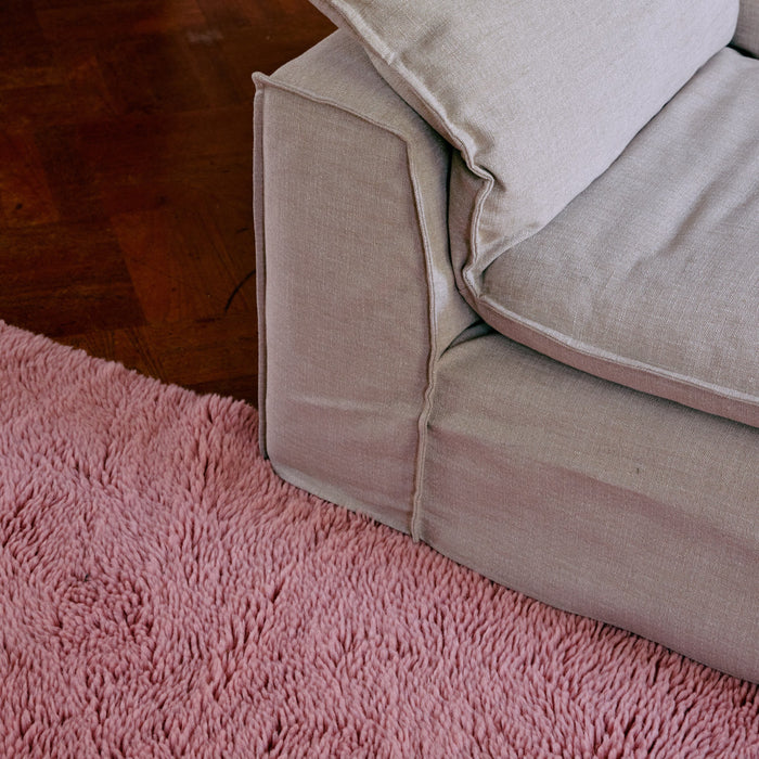 HKliving Fluffy Vloerkleed 150 x 240 cm - Pink