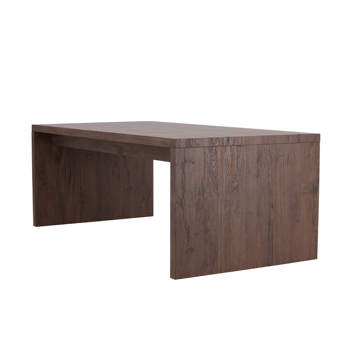 Nest living Nami Houten Eettafel Donkerbruin - 200 x 75 cm