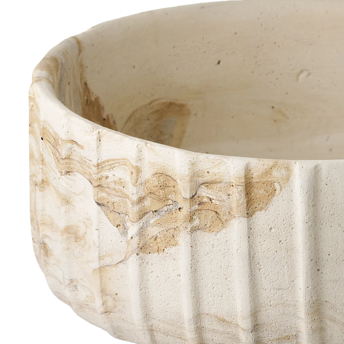 Artichok Hiba Vaas Bruin|Beige - Ø 21 x 19 cm